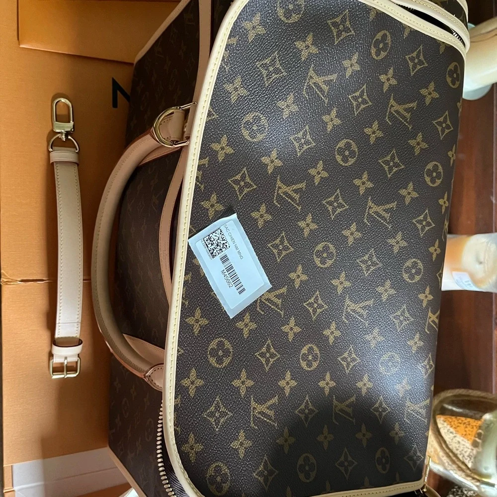 Louis Vuitton pet carrier